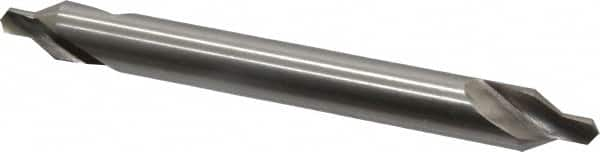 Interstate - #6 Plain Cut 60° Incl Angle High Speed Steel Combo Drill & Countersink - Makers Industrial Supply