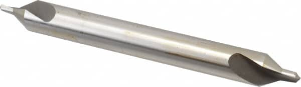 Interstate - #7 Plain Cut 60° Incl Angle High Speed Steel Combo Drill & Countersink - Makers Industrial Supply