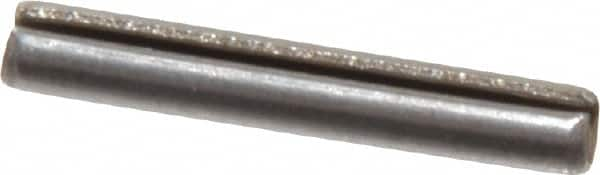 Value Collection - 3mm Diam x 20mm Long Slotted Spring Pin - Grade 1070-1080 Steel, Plain Finish - Makers Industrial Supply