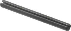 Value Collection - 3mm Diam x 30mm Long Slotted Spring Pin - Grade 1070-1080 Steel, Plain Finish - Makers Industrial Supply