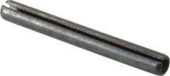 Value Collection - 4mm Diam x 35mm Long Slotted Spring Pin - Grade 1070-1080 Steel, Plain Finish - Makers Industrial Supply