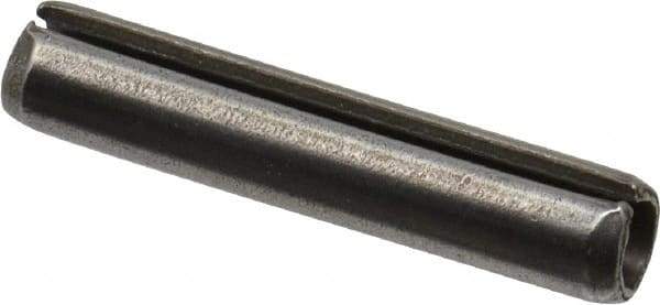 Value Collection - 5mm Diam x 26mm Long Slotted Spring Pin - Grade 1070-1080 Steel, Plain Finish - Makers Industrial Supply