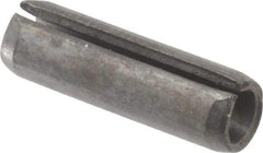 Value Collection - 6mm Diam x 20mm Long Slotted Spring Pin - Grade 1070-1080 Steel, Plain Finish - Makers Industrial Supply