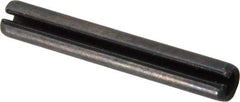 Value Collection - 6mm Diam x 40mm Long Slotted Spring Pin - Grade 1070-1080 Steel, Plain Finish - Makers Industrial Supply