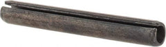 Value Collection - 6mm Diam x 45mm Long Slotted Spring Pin - Grade 1070-1080 Steel, Plain Finish - Makers Industrial Supply