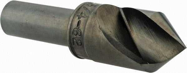 M.A. Ford - 3/4" Head Diam, 1/2" Shank Diam, 1 Flute 82° High Speed Steel Countersink - Makers Industrial Supply