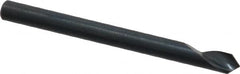 M.A. Ford - 1/8" Head Diam, 1/8" Shank Diam, 1 Flute 90° High Speed Steel Countersink - Bright Finish, 1-1/2" OAL, 0.03" Nose Diam, Single End, Straight Shank, Right Hand Cut - Makers Industrial Supply