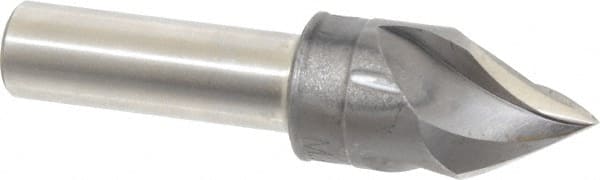 M.A. Ford - 3/4" Head Diam, 1/2" Shank Diam, 3 Flute 60° High Speed Steel Countersink - Makers Industrial Supply