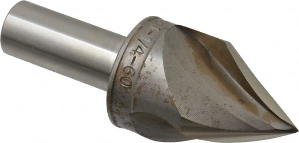 M.A. Ford - 1-1/4" Head Diam, 5/8" Shank Diam, 3 Flute 60° High Speed Steel Countersink - Makers Industrial Supply