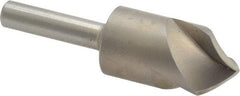 M.A. Ford - 5/8" Head Diam, 1/4" Shank Diam, 3 Flute 90° High Speed Steel Countersink - Bright Finish, 2-1/4" OAL, 0.19" Nose Diam, Single End, Straight Shank, Right Hand Cut - Makers Industrial Supply