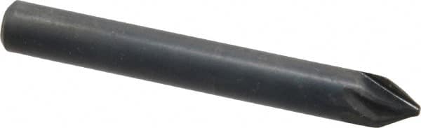 M.A. Ford - 1/4" Head Diam, 1/4" Shank Diam, 6 Flute 60° High Speed Steel Countersink - Makers Industrial Supply