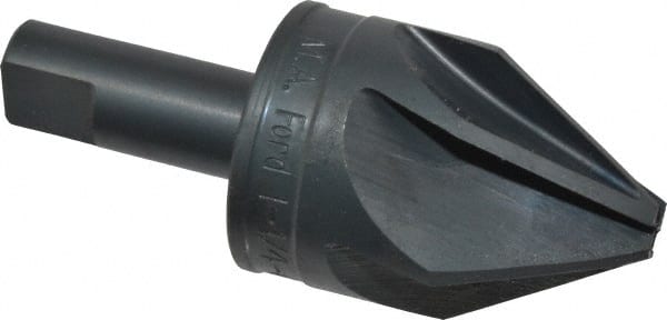 M.A. Ford - 1-1/4" Head Diam, 1/2" Shank Diam, 6 Flute 60° High Speed Steel Countersink - Makers Industrial Supply