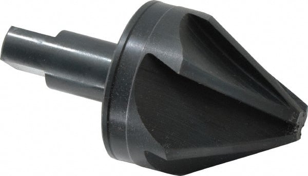 M.A. Ford - 2" Head Diam, 3/4" Shank Diam, 6 Flute 60° High Speed Steel Countersink - Makers Industrial Supply