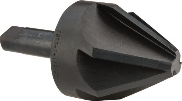 M.A. Ford - 2-1/2" Head Diam, 3/4" Shank Diam, 6 Flute 60° High Speed Steel Countersink - Makers Industrial Supply