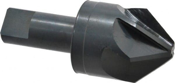 M.A. Ford - 1-1/2" Head Diam, 3/4" Shank Diam, 6 Flute 82° High Speed Steel Countersink - Makers Industrial Supply