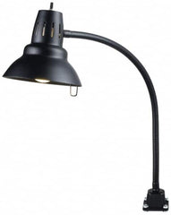 Electrix - 22 Inch, Gooseneck, Direct Mounted, Incandescent, Black, General Purpose Task Light - 100 Watt, 12 Volt, Nonmagnifying - Makers Industrial Supply