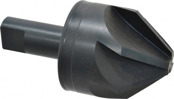 M.A. Ford - 2" Head Diam, 3/4" Shank Diam, 6 Flute 82° High Speed Steel Countersink - Makers Industrial Supply