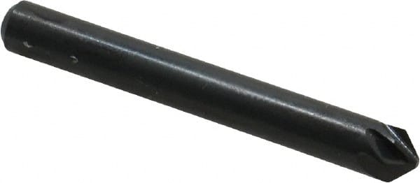 M.A. Ford - 3/16" Head Diam, 3/16" Shank Diam, 6 Flute 90° High Speed Steel Countersink - Makers Industrial Supply