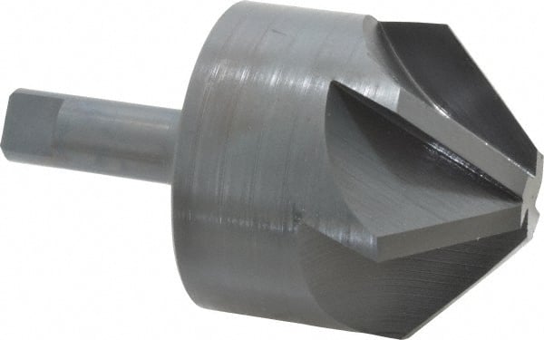 M.A. Ford - 3" Head Diam, 3/4" Shank Diam, 6 Flute 90° High Speed Steel Countersink - Makers Industrial Supply