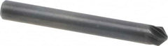 M.A. Ford - 3/16" Head Diam, 3/16" Shank Diam, 6 Flute 100° High Speed Steel Countersink - Bright Finish, 1-1/2" OAL, 0.04" Nose Diam, Single End, Straight Shank, Right Hand Cut - Makers Industrial Supply