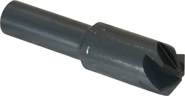 M.A. Ford - 1/2" Head Diam, 3/8" Shank Diam, 6 Flute 120° High Speed Steel Countersink - Makers Industrial Supply