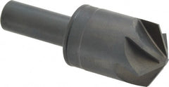 M.A. Ford - 1" Head Diam, 1/2" Shank Diam, 6 Flute 120° High Speed Steel Countersink - Makers Industrial Supply