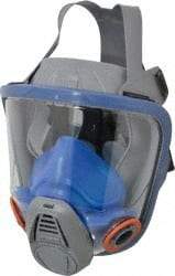 MSA - Series 3000, Size M Full Face Respirator - 4-Point Suspension, Bayonet Connection - Makers Industrial Supply