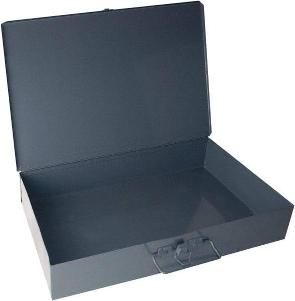 Durham - 18 Inches Wide x 3 Inches High x 12 Inches Deep Compartment Box - Steel , 1 Compartment - Makers Industrial Supply