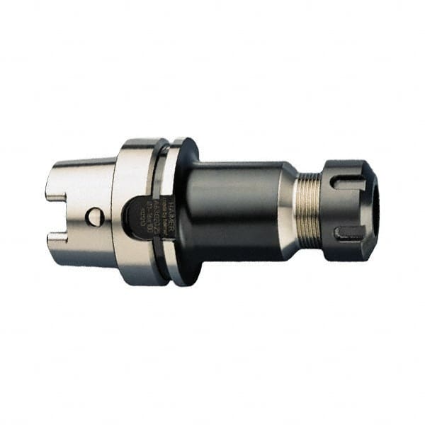 HAIMER - 1.5mm to 20mm Capacity, 3.94" Projection, HSK63A Hollow Taper, ER32 Collet Chuck - 0.0001" TIR - Exact Industrial Supply