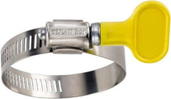 IDEAL TRIDON - SAE Size 48, 2-1/2 to 3-1/2" Diam, Stainless Steel Turn-Key Worm Drive Clamp - 1/2" Wide, Material Grade 201, Series 5Y - Makers Industrial Supply