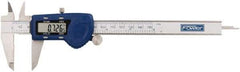 Fowler - 0 to 150mm Range, 0.01mm Resolution, Electronic Caliper - Stainless Steel with 1.56" Stainless Steel Jaws, 0.02mm Accuracy - Makers Industrial Supply