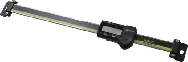 Mitutoyo - 0 to 8 Inch, 0.01mm Resolution Horizontal Electronic Linear Scale - 0.001 Inch Accuracy, Data Output, SR44 Battery - Makers Industrial Supply