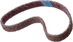 Brite Star - 3/4" Wide x 20-1/2" OAL, Aluminum Oxide Abrasive Belt - Aluminum Oxide, Medium, Nonwoven, Series SC-BS - Makers Industrial Supply