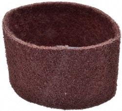 Brite Star - 3-1/2" Wide x 15-1/2" OAL, Aluminum Oxide Abrasive Belt - Aluminum Oxide, Medium, Nonwoven, Series SC-BS - Makers Industrial Supply