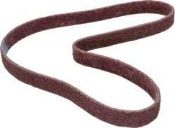 Brite Star - 1" Wide x 42" OAL, Aluminum Oxide Abrasive Belt - Aluminum Oxide, Medium, Nonwoven, Series SC-BS - Makers Industrial Supply