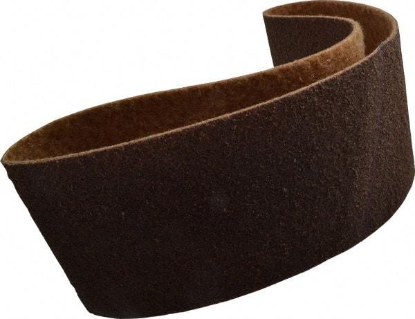 Brite Star - 6" Wide x 48" OAL, Aluminum Oxide Abrasive Belt - Aluminum Oxide, Coarse, Nonwoven, Series SC-BS - Makers Industrial Supply