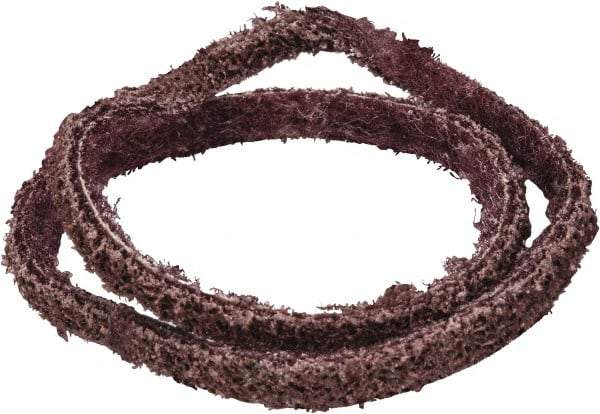 Brite Star - 1/4" Wide x 18" OAL, Aluminum Oxide Abrasive Belt - Aluminum Oxide, Medium, Nonwoven, Series SC-BS - Makers Industrial Supply