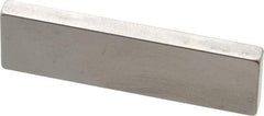 Mitutoyo - 0.1002" Rectangular Steel Gage Block - Accuracy Grade AS-1, Includes Certificate of Inspection - Makers Industrial Supply