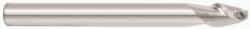 Accupro - 5/8" Diam, 1-5/8" LOC, 2 Flute Solid Carbide Ball End Mill - Uncoated, Single End, 3-1/2" OAL, 5/8" Shank Diam, Spiral Flute - Makers Industrial Supply