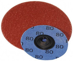 Superior Abrasives - 2" Disc Diam, 60 Grit, Aluminum Oxide Quick Change Disc - Type S Attaching System, Coated, Medium Grade - Makers Industrial Supply