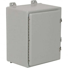 Wiegmann - NEMA 4X Fiberglass Standard Enclosure with Continuous Hinge Cover - Makers Industrial Supply