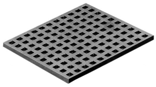 Mason Ind. - 18" Long x 18" Wide x 5/16" Thick, Neoprene, Machinery Leveling Pad & Mat - 19,440 Lb Max Load, Black - Makers Industrial Supply