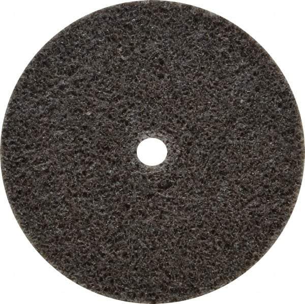 3M - 2" Diam, 1/8" Face Width, 3/16" Center Hole, Medium Grade, Aluminum Oxide Deburring Wheel - Unitized, Hard Density 6 Grade, 22,100 RPM - Makers Industrial Supply