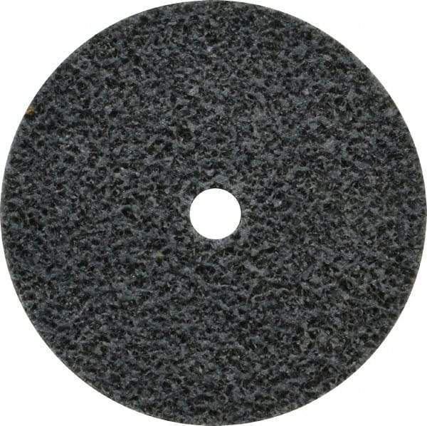 3M - 2" Diam, 1/4" Face Width, 1/4" Center Hole, Medium Grade, Aluminum Oxide Deburring Wheel - Unitized, Soft Density 2 Grade, 16,100 RPM - Makers Industrial Supply