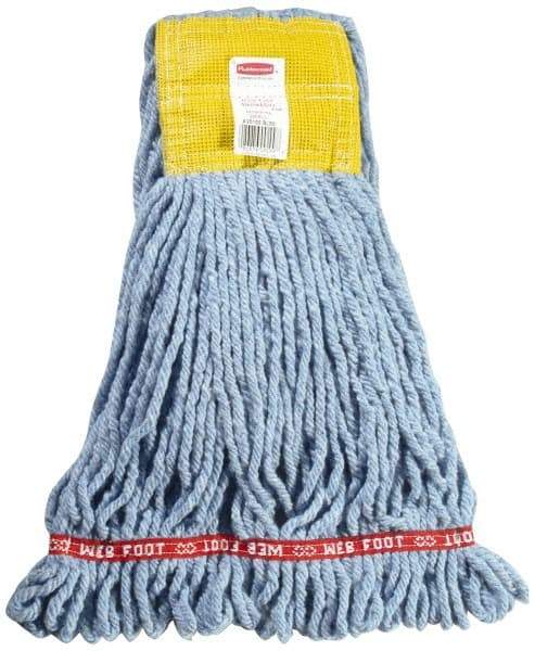 Rubbermaid - 5" Yellow Head Band, Small Blended Fiber Loop End Mop Head - 4 Ply, Use for General Purpose - Makers Industrial Supply