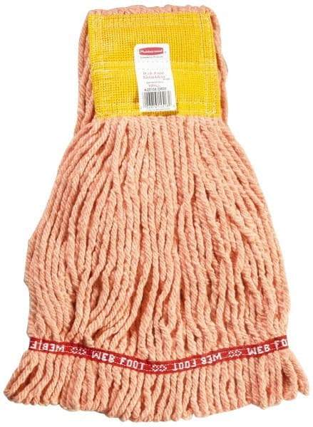 Rubbermaid - 5" Yellow Head Band, Small Blended Fiber Loop End Mop Head - 4 Ply, Use for General Purpose - Makers Industrial Supply