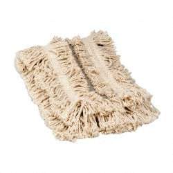 Rubbermaid - 48" Long x 5" Wide Yarn Blend Dust Mop Head - Envelope Connection, White - Makers Industrial Supply