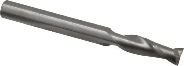 OSG - 23/64", 7/8" LOC, 3/8" Shank Diam, 2-1/2" OAL, 2 Flute, Solid Carbide Square End Mill - Single End, TiAlN Finish, Spiral Flute, 30° Helix, Centercutting, Right Hand Cut, Right Hand Flute, Series 402 - Makers Industrial Supply