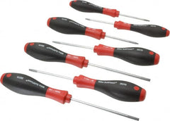 Wiha - 7 Piece TR7 to TR25 Ergonomic Handle Torx Driver Set - TR7, TR8, TR9, TR10, TR15, TR20, TR25 - Makers Industrial Supply