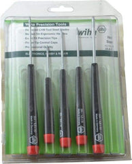 Wiha - 5 Piece, Hex Driver Set - Hex - Makers Industrial Supply